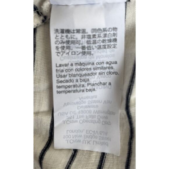 J.Crew Black & White Striped Twist Knot Back Sleeveless Tank Dress Reg Size 0 - Picture 5 of 7